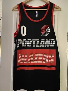 NBA Jersey Portland Trailblazers Damian Lillard 0 Black Small - Picture 1 of 4