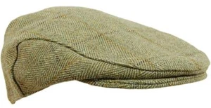 Game Derby Light Tweed Flat Cap Hat Men's Country Hunting Shooting - Picture 1 of 1