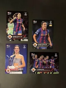 2022 Topps Now UCL UEFA Champions League Alexia Putellas Lot of 4 Cards - Picture 1 of 1