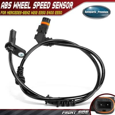 Sensor de velocidad de rueda ABS delantero izquierdo o derecho para Mercedes-Benz W212 E350 E400 E550 Foto 1 de 4