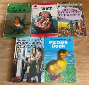 Lot of 10 Ladybird Books Journey to the Centre of the Earth Lighthouses Ballet - Picture 1 of 22