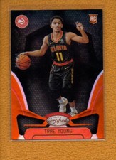 Trae Young 2018-19 Panini Certified Rookie Mirror Orange RC #155 /99