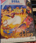 Aladdin (1990) Sega Master System (moduł, pudełko) działająca klasyczna 8-bitowa gra