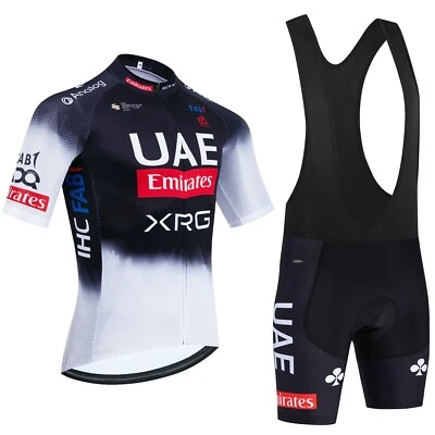 COOLMAX Tuta Ciclismo UAE XRG 2025 abbigliamento MTB completo divisa Gel 20 D