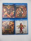 Lot Of 4 The Hunger Games, Catching Fire, Mockingjay Part 1 & 2 Blu-Ray