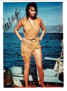 SOPHIA LOREN HANDSIGNIERTES VINTAGE-SIGNIERTES FOTO - DAS BESTE BEI EBAY! SEXY! - Bild 1 von 1