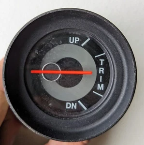 OEM VINTAGE Johnson Evinrude 174083 Trim Angle Up Down Boat Gauge Marine Part - Picture 1 of 5
