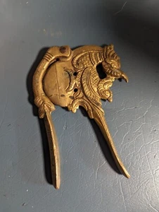 Vintage Brass Asian Nutcracker Betel Nut Cutter - Picture 1 of 7