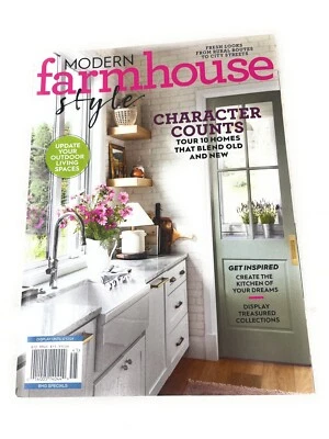 Modern Farmhouse Style Magazine 2024 Character Counts Tour 10 Homes Fresh Looks — 第 1/3 张图片