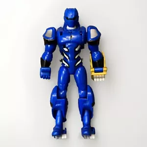 2007 Bandai Power Rangers Jungle Fury Armored Blue Ranger 7" Actionfigur H - Bild 1 von 3