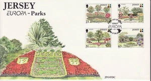 GB Stamps First Day Cover Jersey Europa Parks and Gardens, leisure, walk 1999 - Picture 1 of 1