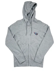 Antigua Men’s NFL Tennessee Titans Grey Full Zip Hoodie Jacket Size Medium - Picture 1 of 6