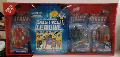 Justice League Unlimited Mega Buy Playcase Mattel Manhunter Flash Superman NUEVO  Foto 1 de 4