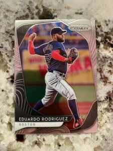 Tarjeta base Panini Prism Prizm 2020 Boston Red Sox Eduardo Rodríguez #18 - Imagen 1 de 1