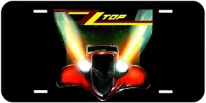 Placa de matrícula de coche Red Auto ZZ Top aluminio novedad - Imagen 1 de 2