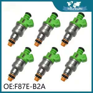 Juego de 6 inyectores de combustible para Ford Ranger 1998-2000 3,0 L V6 Ford F87E-B2A - Imagen 1 de 7