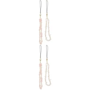 2 Pieces Handy Kette Damen Telefonkettendekor Mit Perlen Handyanhänger - Zdjęcie 1 z 12