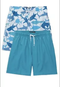 Boys 2 Pack Swim Trunks Set Trunks Surf & Swim Size M - Picture 1 of 2