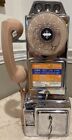 Gray Station Chrome Pay Telephone 1940's Fully Restored Beige