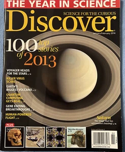 DISCOVER MAGAZINE January February 2014 100 Top Stories Of 2013 - Picture 1 of 2