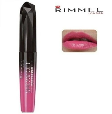 Rimmel Show Off Lip Lacquer Lipstick Satin Finish-5.5ml-102 Nova Pink - Image 1 of 2