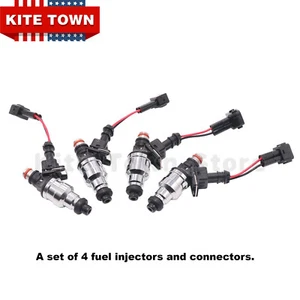4Pcs 1000cc Fuel Injectors For Honda OBD1 OBD2 B16 B18 B20 D15 D16 D18 F22 H22 - Picture 1 of 8