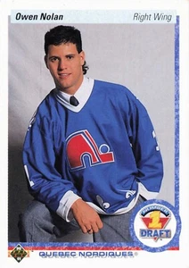 Owen Nolan #352 - 1990 Upper Deck - Quebec Nordiques - NHL Hockey - RC - Picture 1 of 2