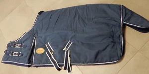 THERMOSTAR BY WALDHAUSEN Pferd OUTDOORDECKE  WINTER BLAU 165CM (#83) - Bild 1 von 3