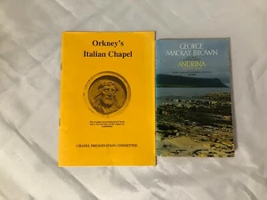 2x Orkney Scotland Books Orkney's Italian Chapel & Andrina & Other Stories - Imagen 1 de 3