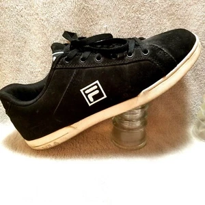Fila Para Hombre Zapatos de Skate Talla 11 Con Cordones Informales Negras Tenis 1SC60615-013 - Imagen 1 de 9
