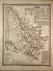 Carte ancienne de la Gironde par Th. Duvotenay