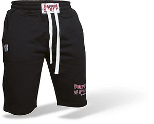 Logo Athletic Short in schwarz von Paffen Sport. Boxen, Kickboxen, MMA, Freizeit - Bild 1 von 2