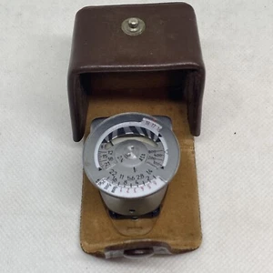 Leica Ambient Light Meter Metraphot 3 Untested W Leather Case Show Mount Vintage - Picture 1 of 4