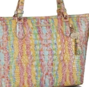 Brahmin Asher Melbourne Medium Saltwater Taffy Bag - Picture 1 of 9