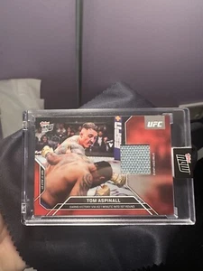 Topps Now UFC Tom Aspinall Event Used Mat Relic /10 UFC 304 Heavyweight Champion - Picture 1 of 5