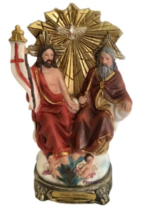 Holy Trinity 8 Inch Resin Statue P308HT Santisma Trinidad New - Picture 1 of 4