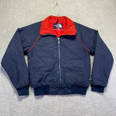 Chaqueta De Colección The North Face Para Hombre Mediana Azul Rojo Envejecido Grunge Gorpcore Foto 1 de 4