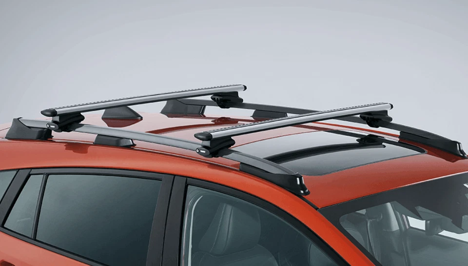GENUINE SUBARU CROSSTREK ROOF CROSS BARS AERO EXTEND SILVER SAVE $100 NEW - image 1 of 1