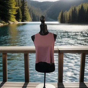 Kyodan Women’s Workout Tank Top Shirt Size P/S Small Mauve Pink - Picture 1 of 16