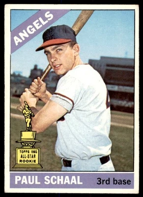 1966 Topps #376 Paul Schaal California Angels EX Foto 1 de 2