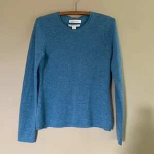 Top para mujer Ellen Tracy azul cielo 100 % cachemir - suéter talla S - Imagen 1 de 11