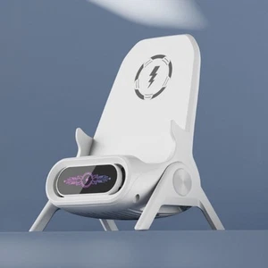 Chargeur Sans Fil Rapide 15W avec Grande Base Prend en charge Sûrement Votre Sm - Photo 1 sur 11