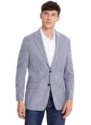 Abrigo deportivo Tommy Hilfiger para hombre ajuste moderno melange 38 blazer de mezclilla regular - Nuevo con etiquetas Foto 1 de 4