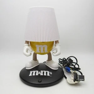 M&M's Lampenschirm Lampe Gelb Erdnuss Marke M&M Logo Selten Vintage - Bild 1 von 8