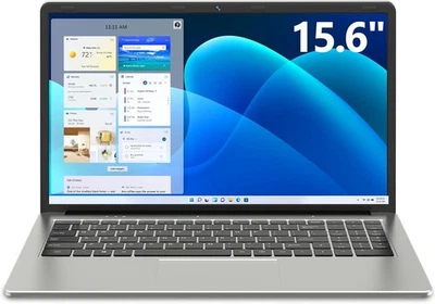 SGIN 15.6'' Laptop Notebook | Intel Celeron | 4GB RAM | 128GB SSD | Windows 11 - Image 1 of 4