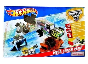 Brand New Grave digger monster jam mega crash ramp play set 2010 6 - Picture 1 of 7