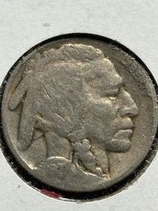 1927 5C Büffelnickel - sehr gute Details - besseres Datum - Bild 1 von 4