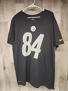 Pittsburgh Steelers The Nike Tee Brown #84 T Shirt Men's XXL Black Athletic Cut - Picture 1 of 7