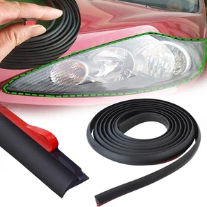 2m Slanted T-Type Car Rubber Sealing Strip Edge Trim Dustproof Sound-insulated - Picture 1 of 7