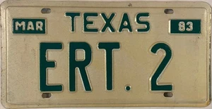 Vanity ERT license plate Emma Ellen Evelyn Eli Eileen Eddy Elizabeth Eva Elaine - Picture 1 of 7